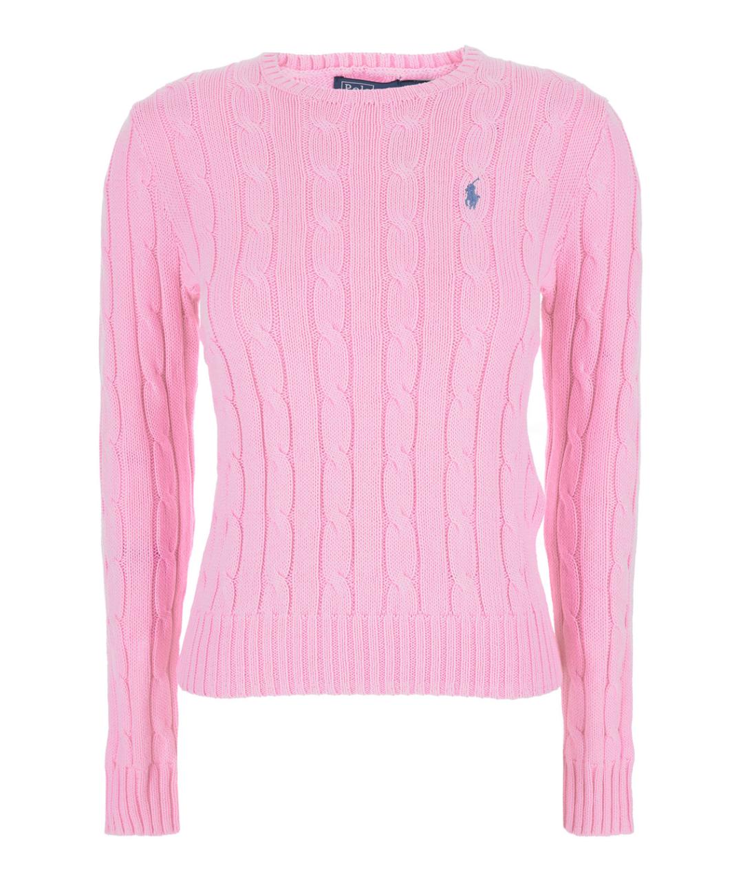 POLO RALPH LAUREN Розовый хлопковый джемпер / свитер, фото 1