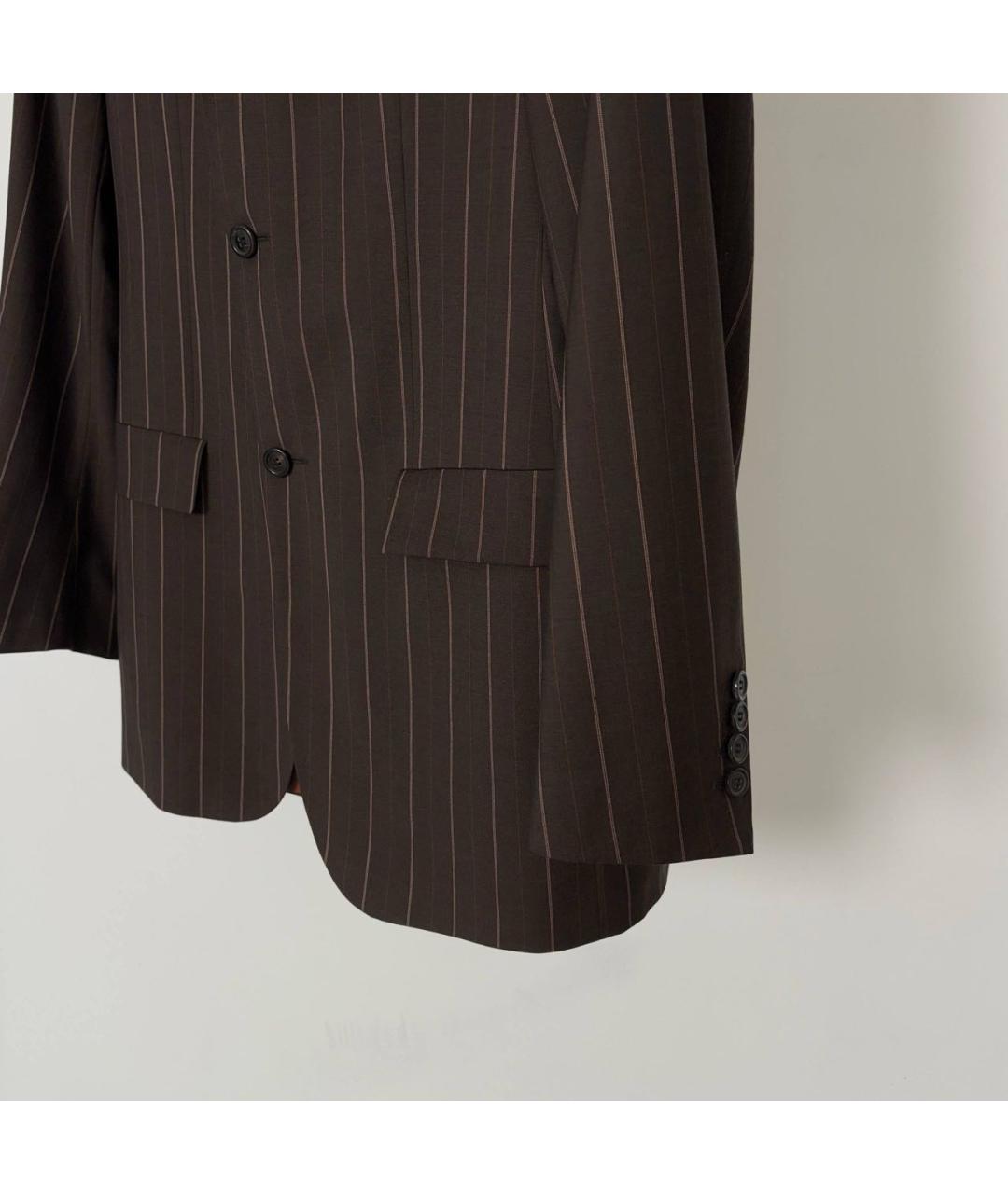 HUGO BOSS Коричневый шерстяной костюм с брюками, фото 7