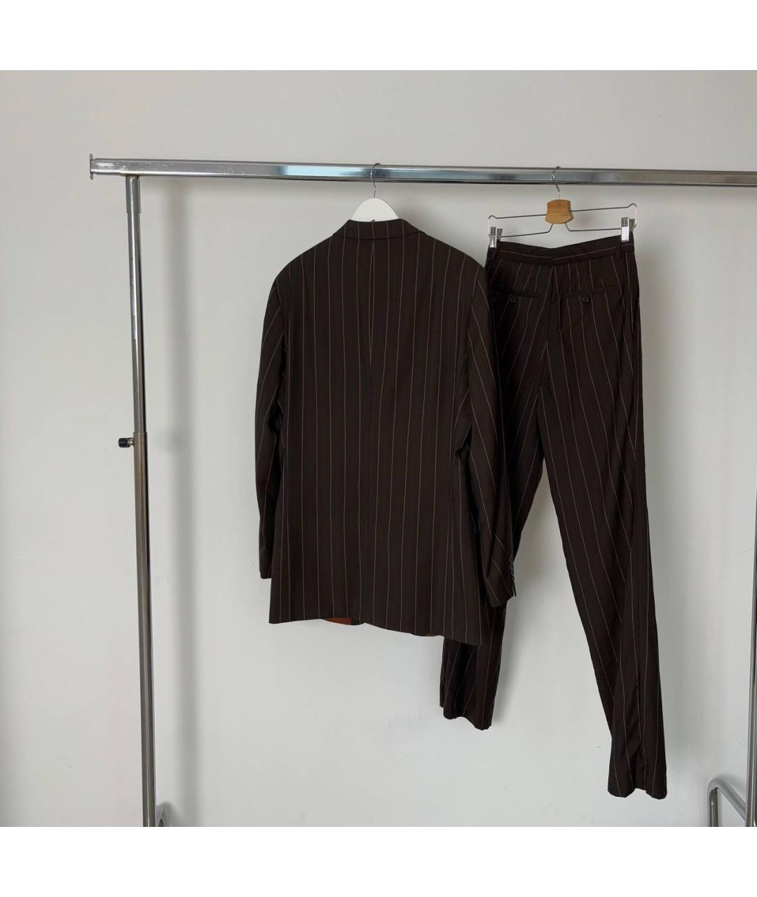 HUGO BOSS Коричневый шерстяной костюм с брюками, фото 6