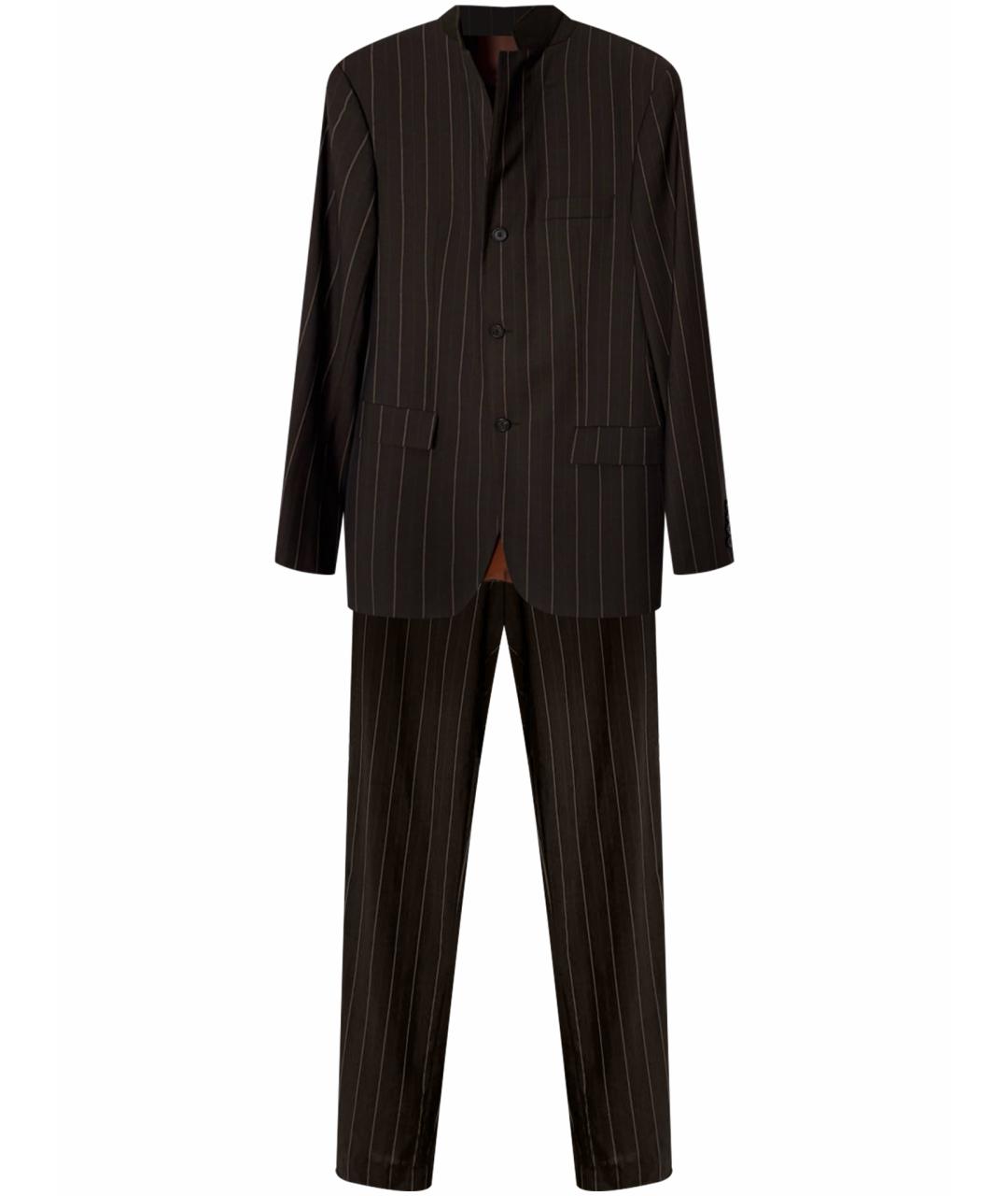 HUGO BOSS Коричневый шерстяной костюм с брюками, фото 1