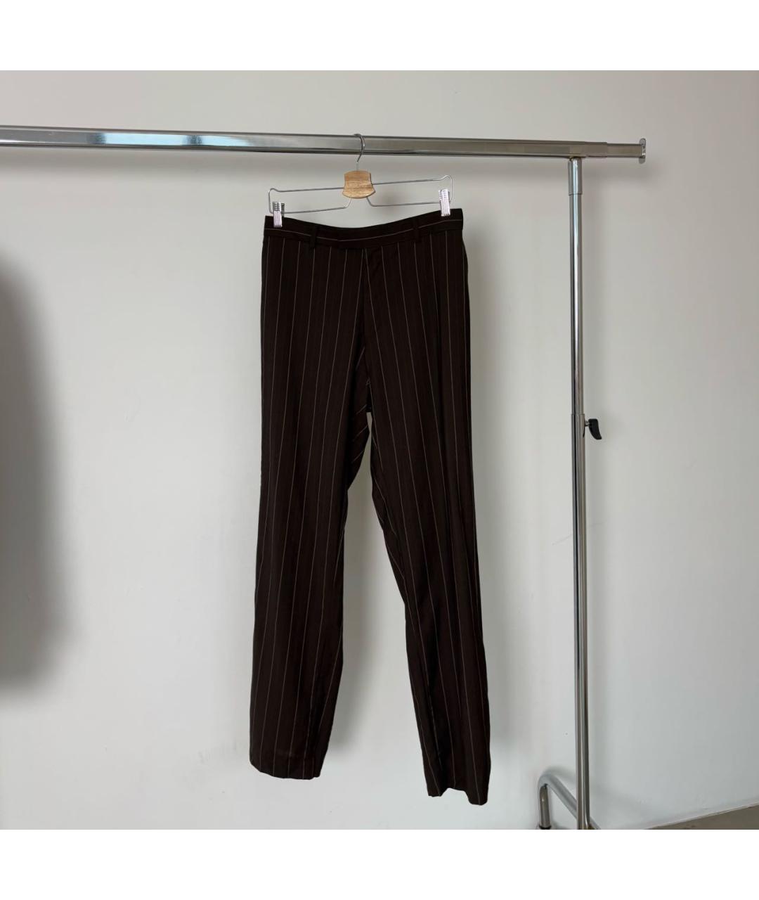 HUGO BOSS Коричневый шерстяной костюм с брюками, фото 2