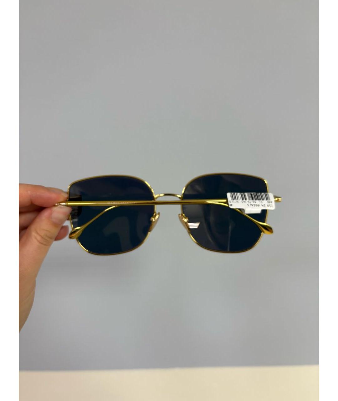 ISABEL MARANT Золотые металлические солнцезащитные очки, фото 4