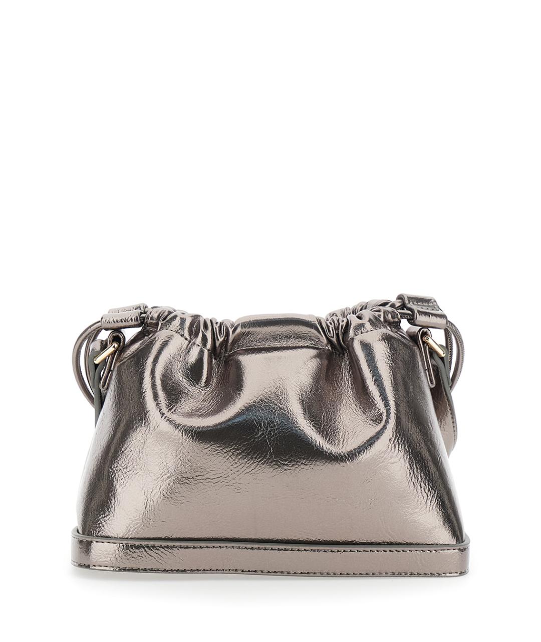 A.P.C. Серебряная сумка через плечо из искусственной кожи, фото 2