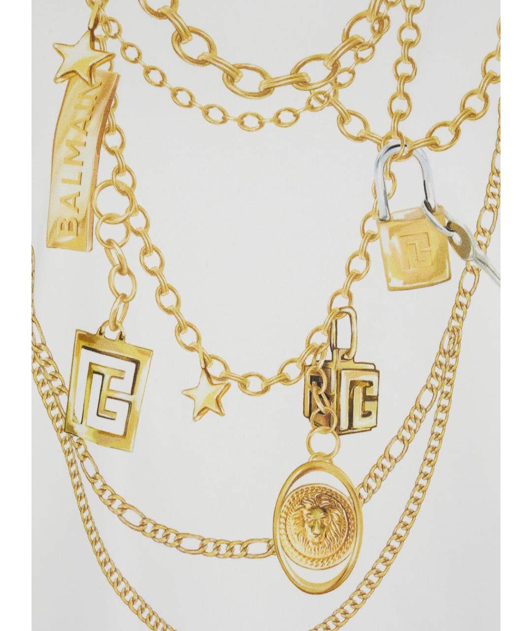 BALMAIN Белая хлопковая блузы, фото 3