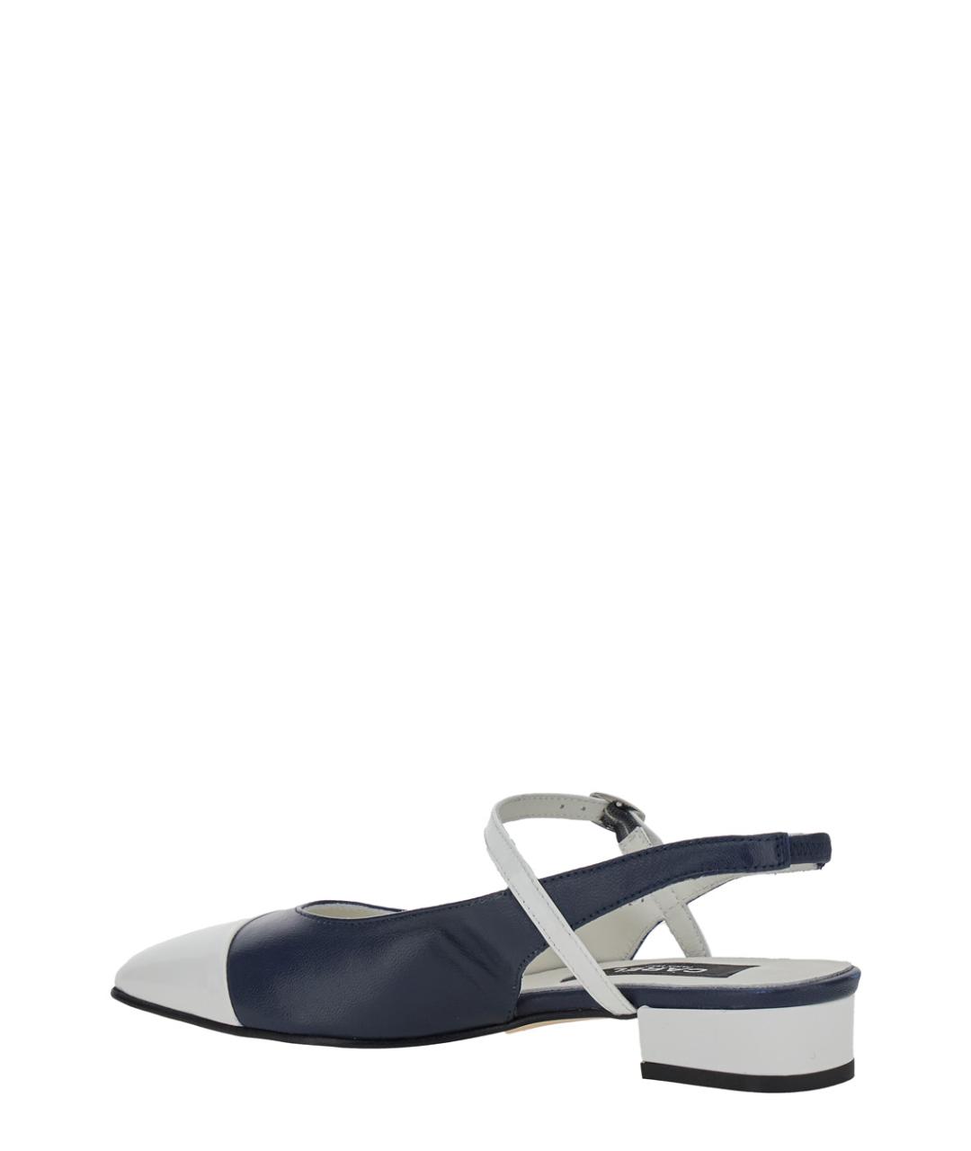 CAREL Синие кожаные балетки, фото 3