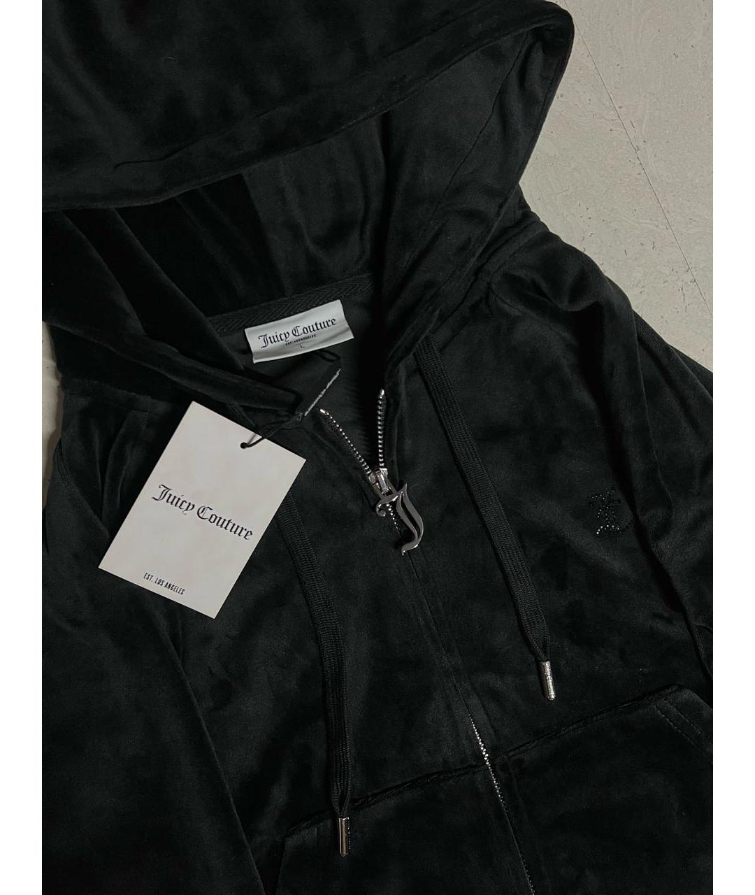 JUICY COUTURE Черный велюровый спортивные костюмы, фото 4