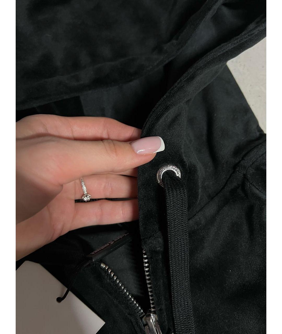 JUICY COUTURE Черный велюровый спортивные костюмы, фото 5