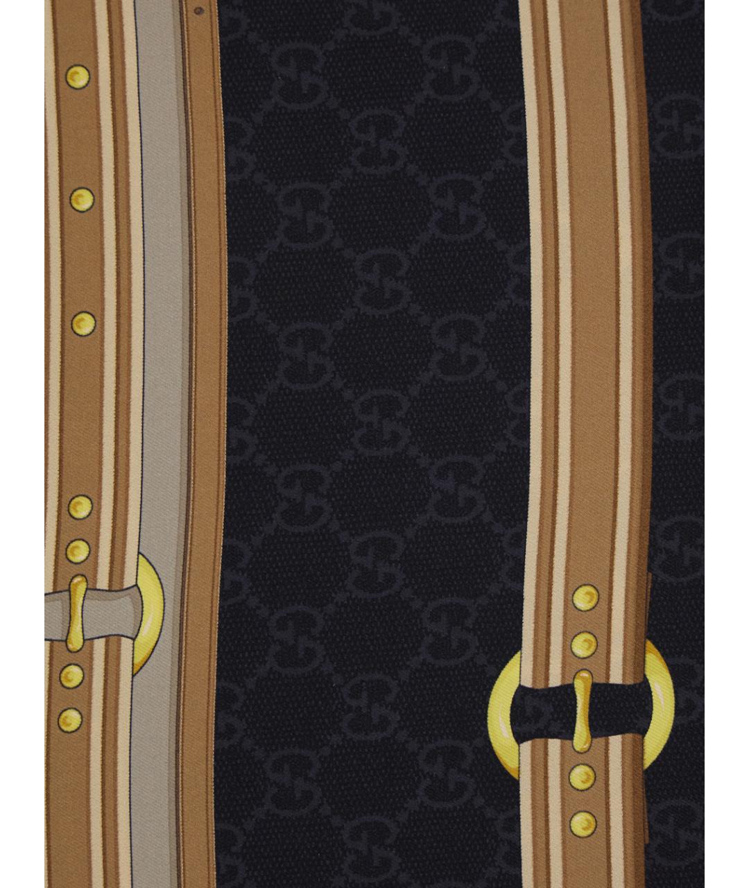 GUCCI Мульти шелковый шарф, фото 2