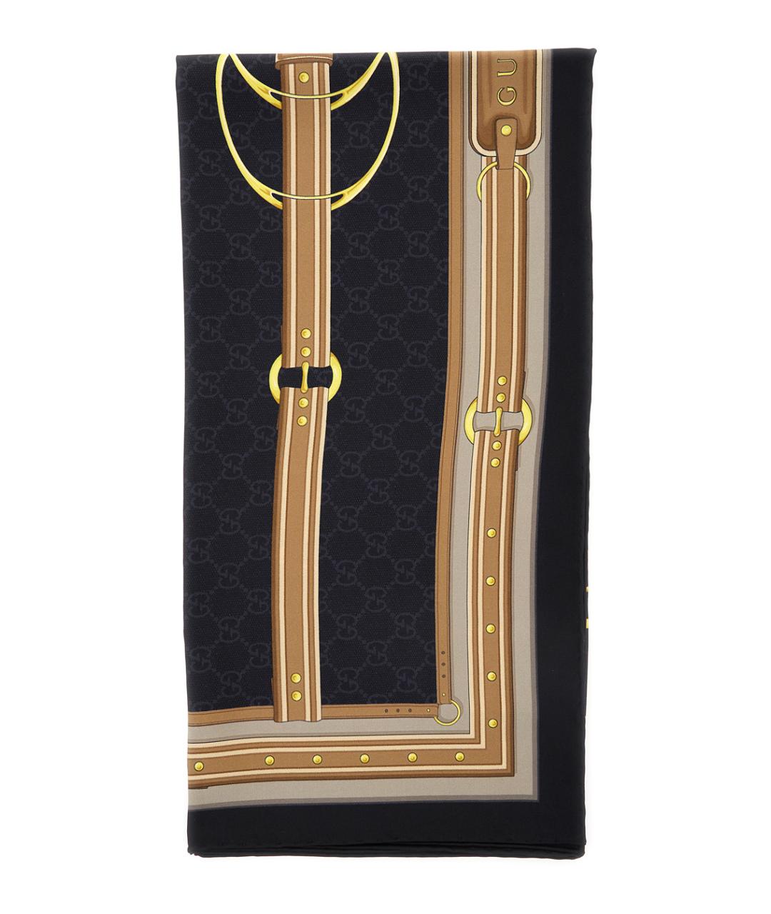 GUCCI Мульти шелковый шарф, фото 3