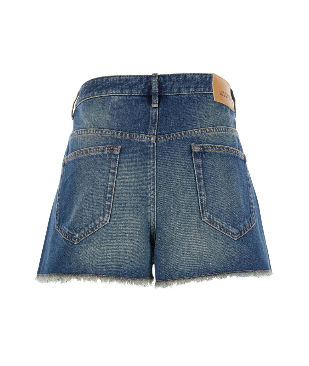 ISABEL MARANT Синие хлопковые шорты, фото 2