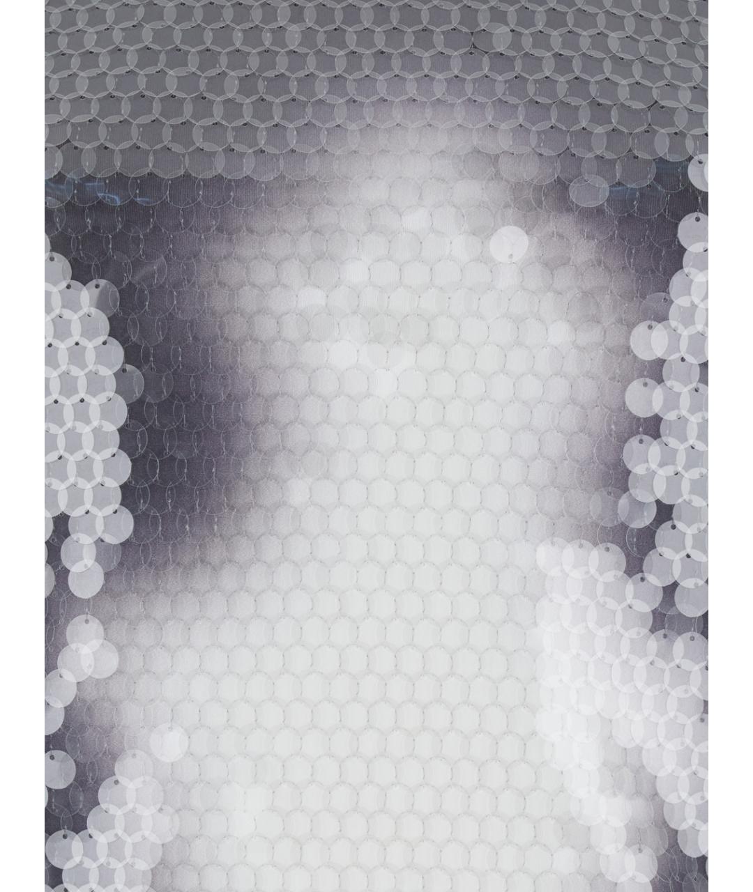 SPORTMAX Серая полиамидовая футболка, фото 3