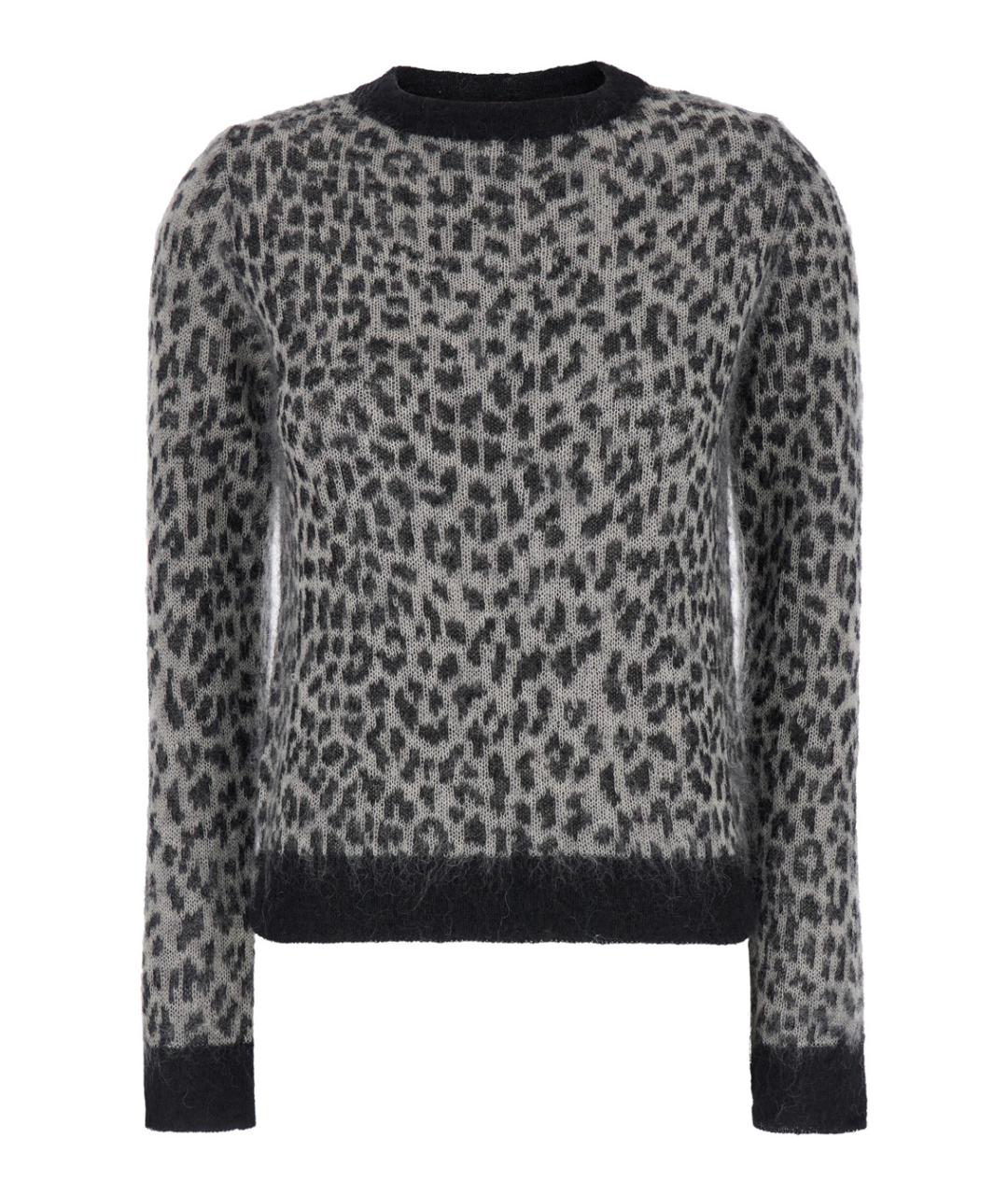 MAX MARA STUDIO Серый шерстяной джемпер / свитер, фото 1