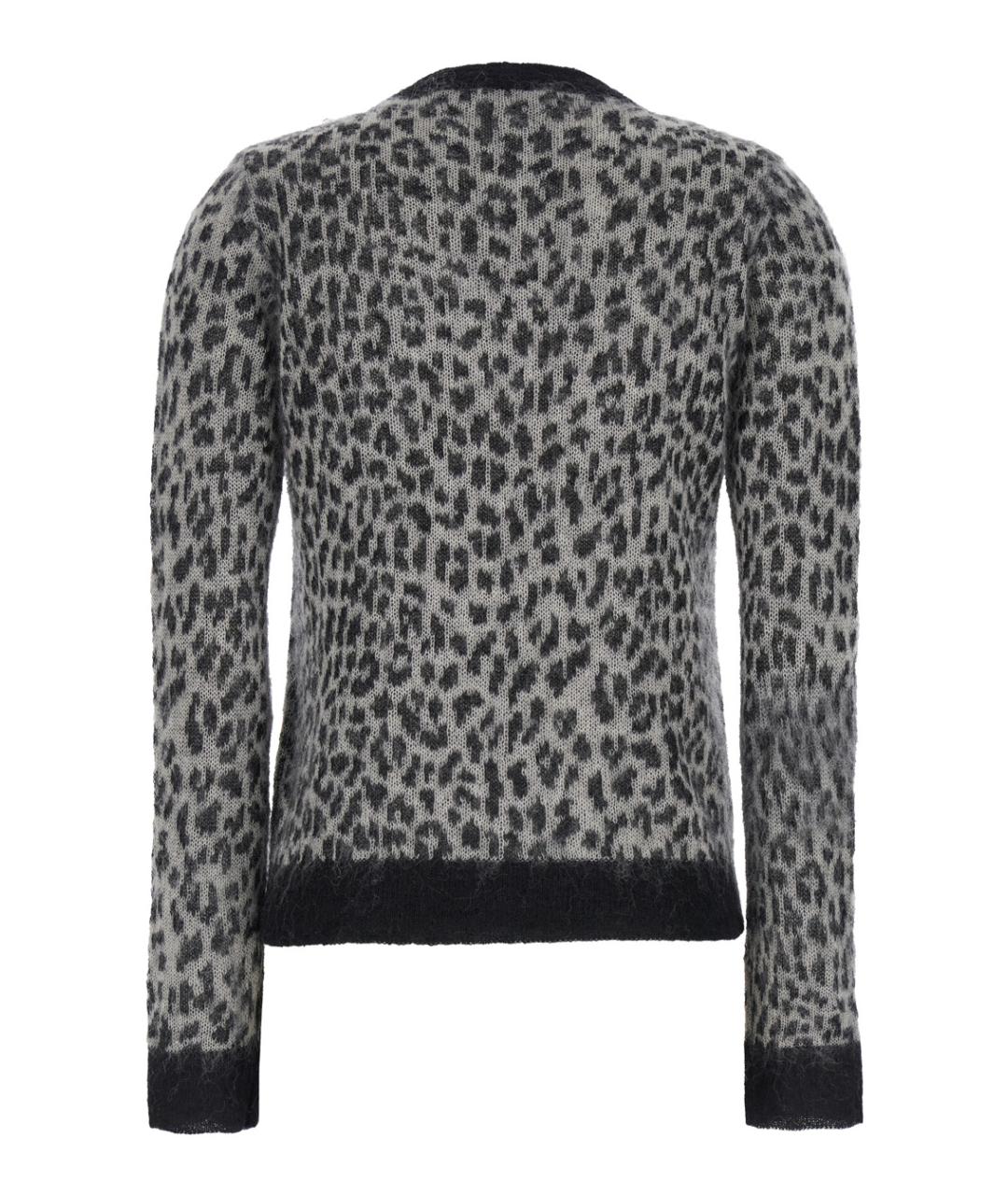 MAX MARA STUDIO Серый шерстяной джемпер / свитер, фото 2