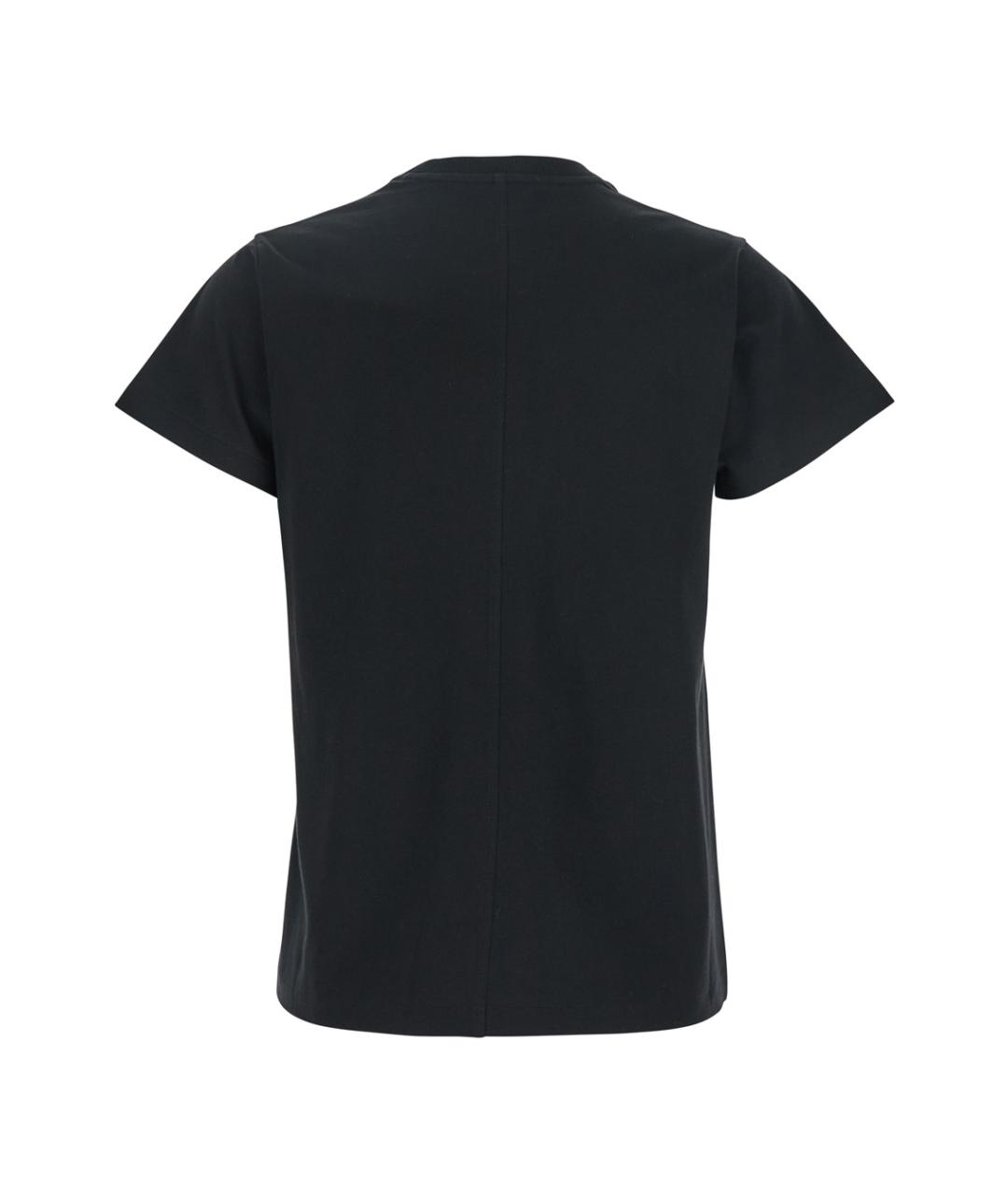 THE ROW Черная хлопковая футболка, фото 2