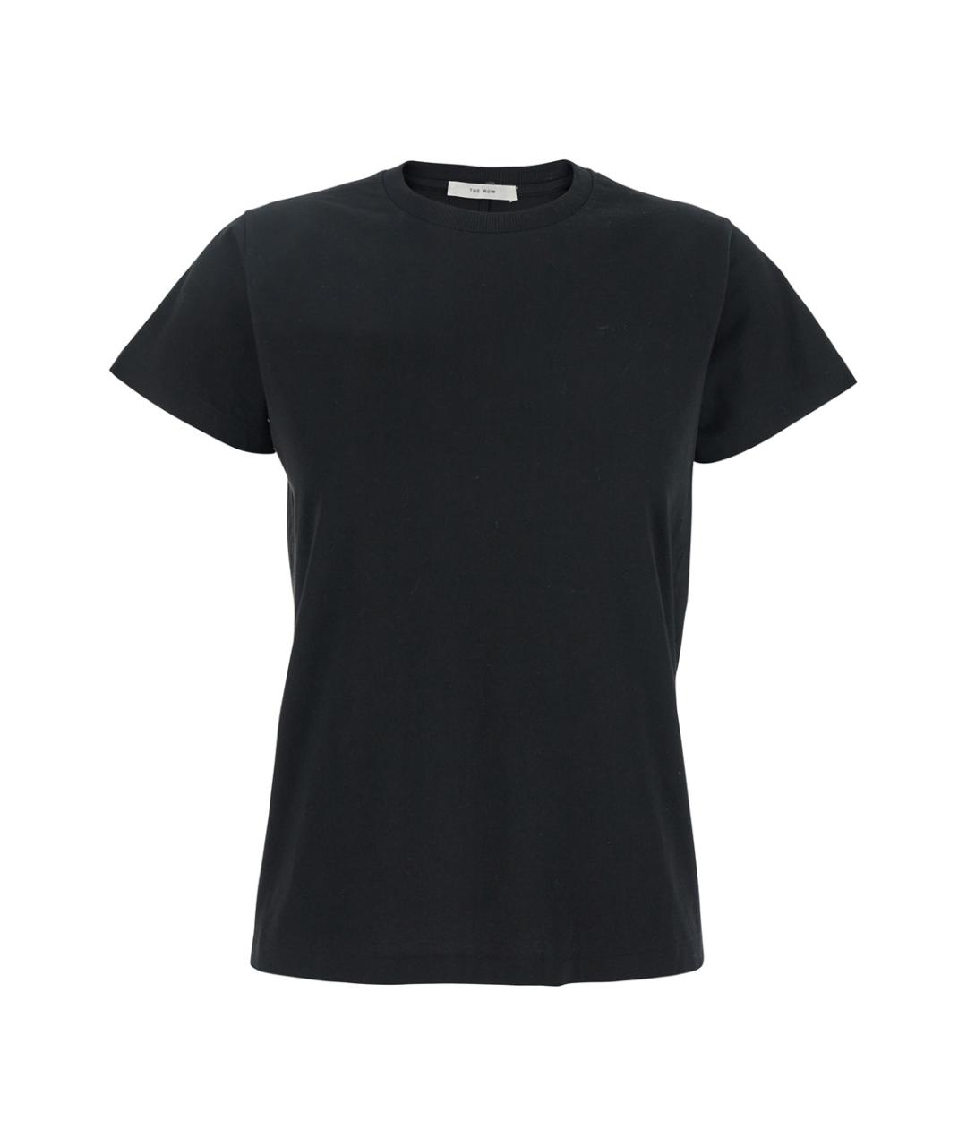 THE ROW Черная хлопковая футболка, фото 1