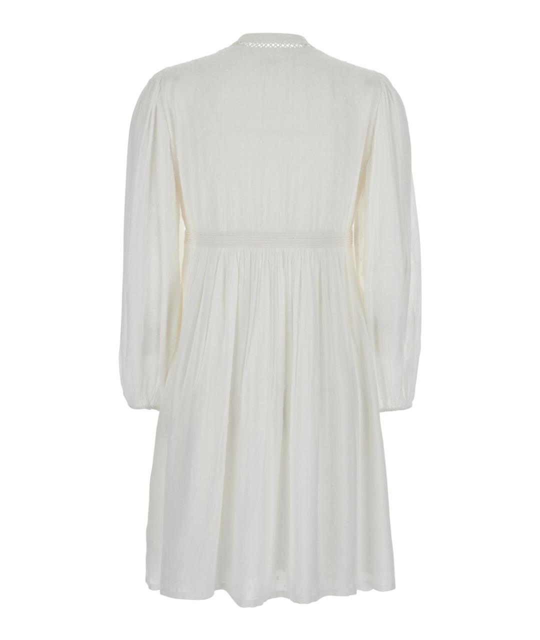 BA&SH Белое хлопковое повседневное платье, фото 2