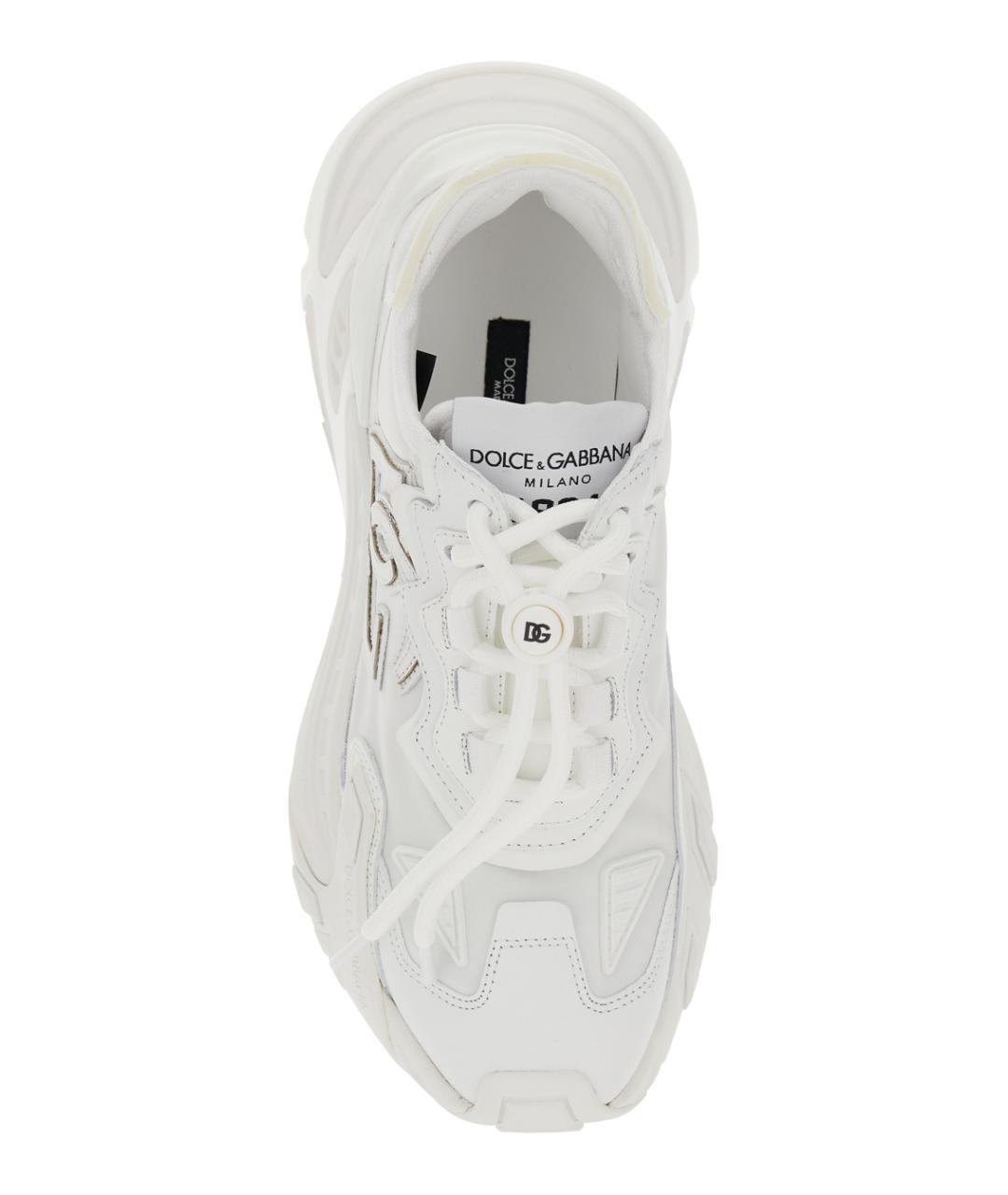 DOLCE&GABBANA Белые синтетические кроссовки, фото 4