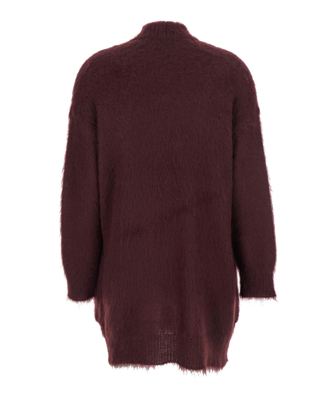 MAX MARA Бордовый полиамидовый джемпер / свитер, фото 2