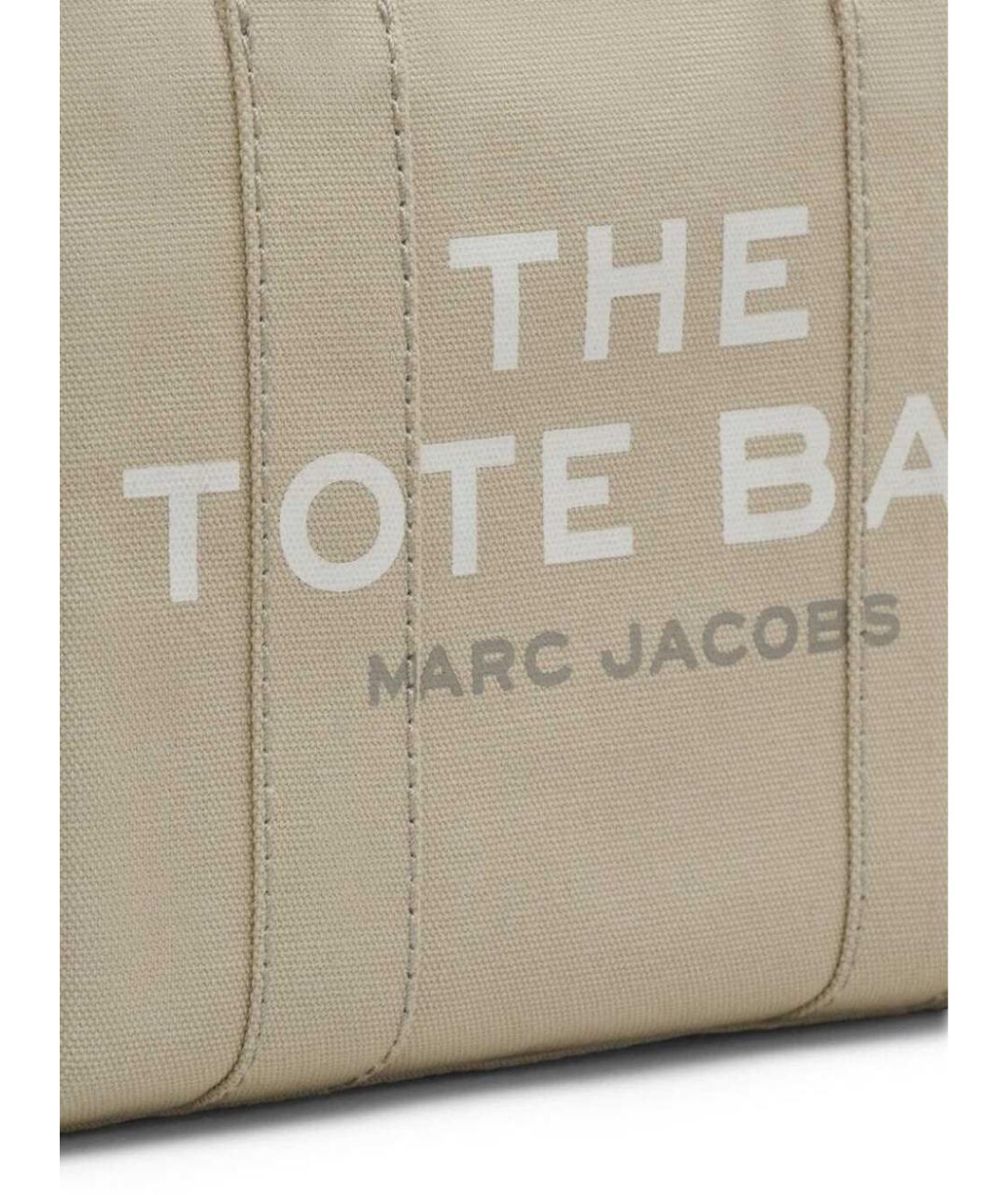 MARC JACOBS Бежевая хлопковая сумка тоут, фото 3
