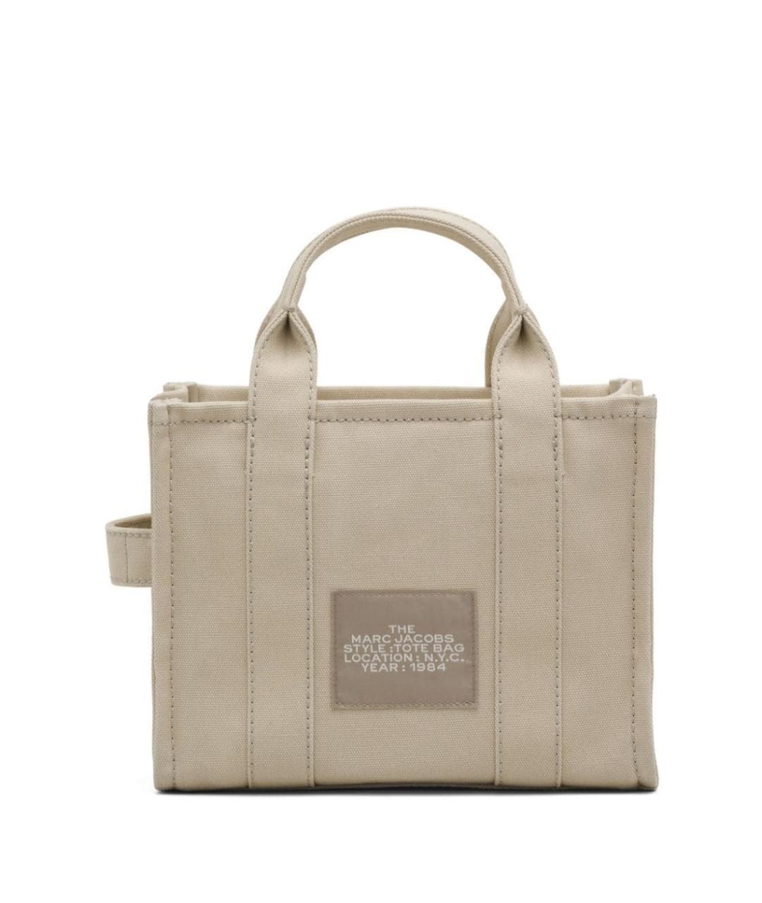 MARC JACOBS Бежевая хлопковая сумка тоут, фото 2