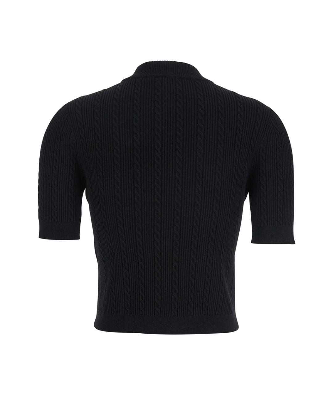 BALMAIN Черный вискозный кардиган, фото 2