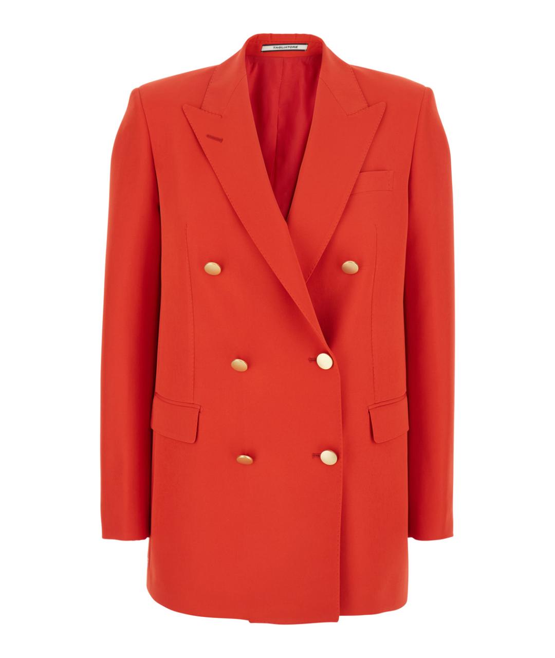 TAGLIATORE Красный полиэстеровый жакет/пиджак, фото 1