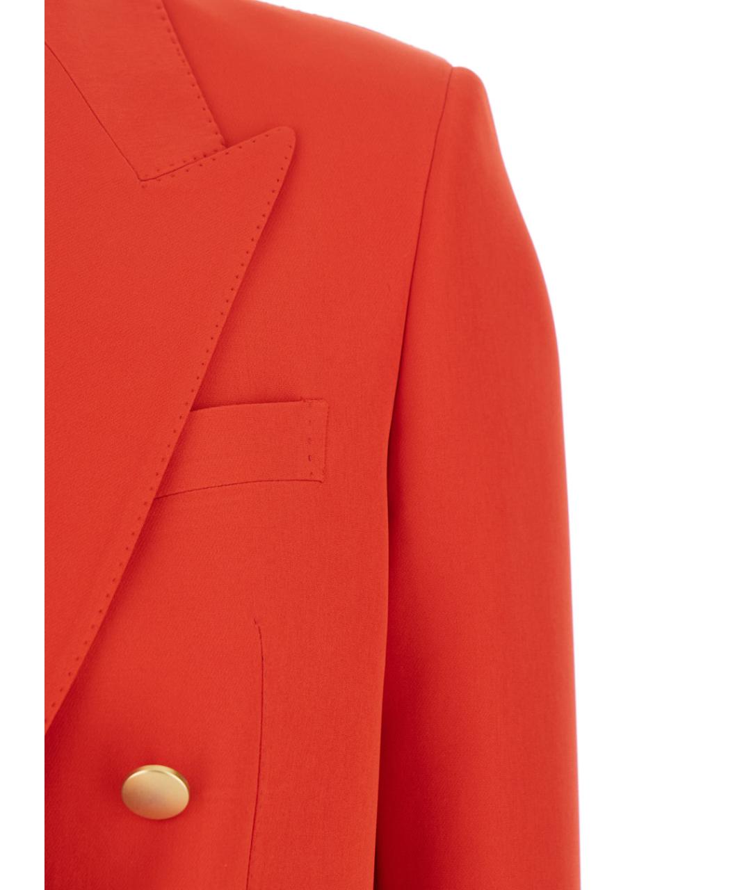 TAGLIATORE Красный полиэстеровый жакет/пиджак, фото 3