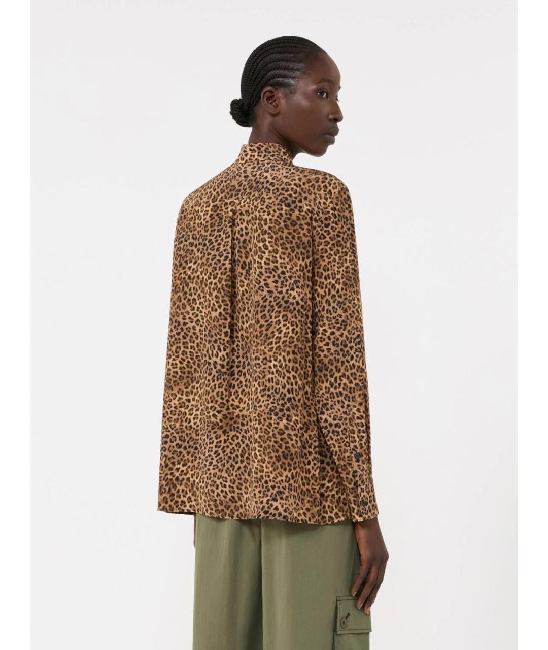 WEEKEND MAX MARA Мульти шелковая рубашка, фото 4