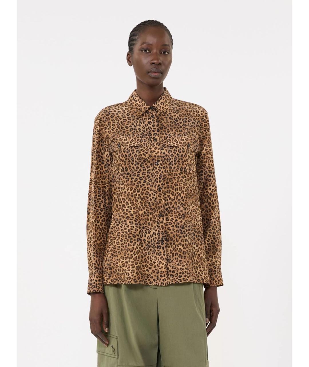 WEEKEND MAX MARA Мульти шелковая рубашка, фото 3