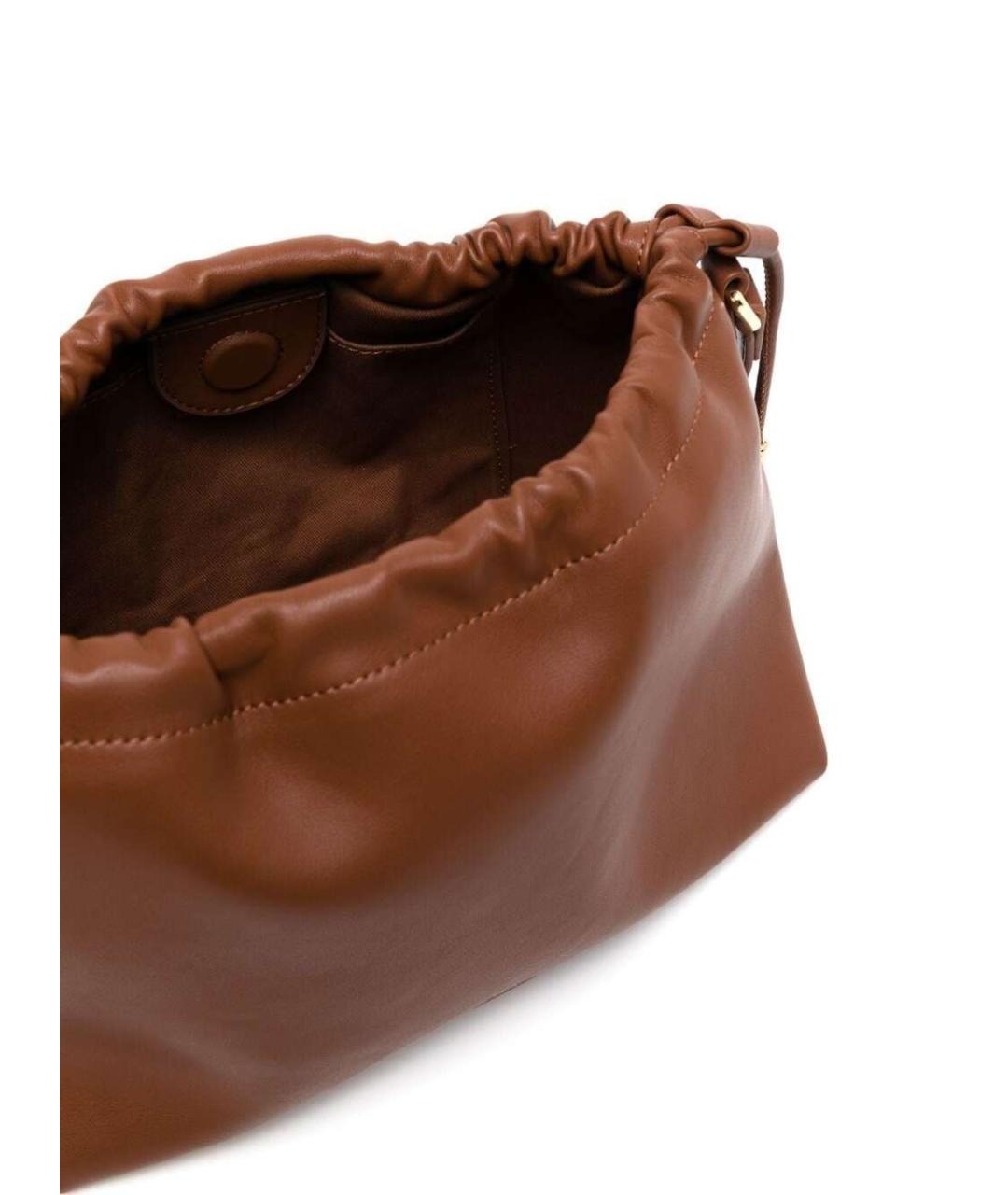 A.P.C. Коричневая сумка через плечо из искусственной кожи, фото 3