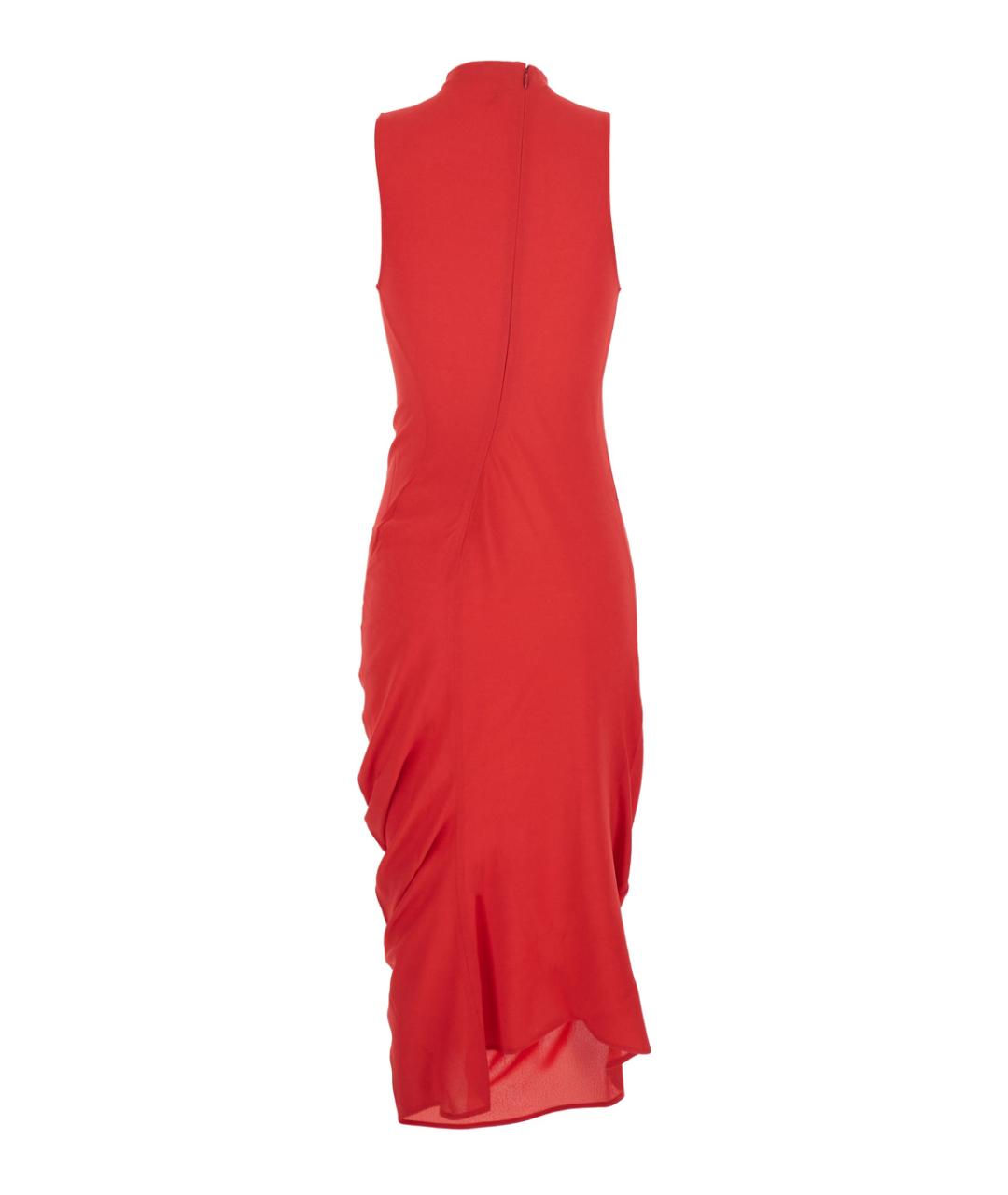 JACQUEMUS Красное вискозное вечернее платье, фото 2