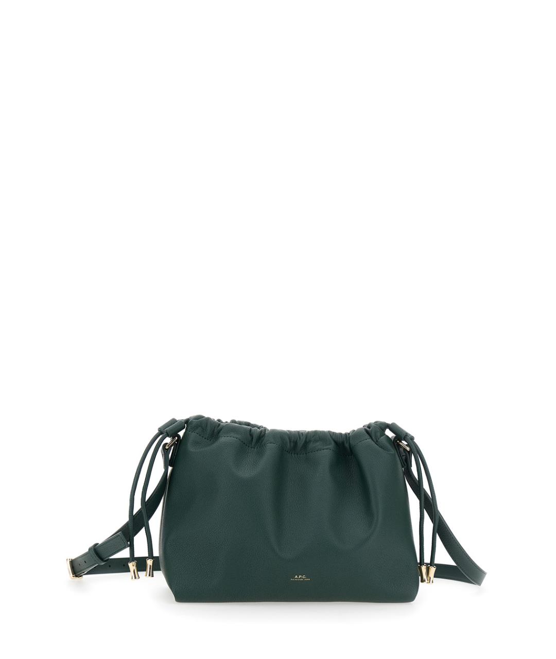 A.P.C. Зеленая сумка через плечо из искусственной кожи, фото 1