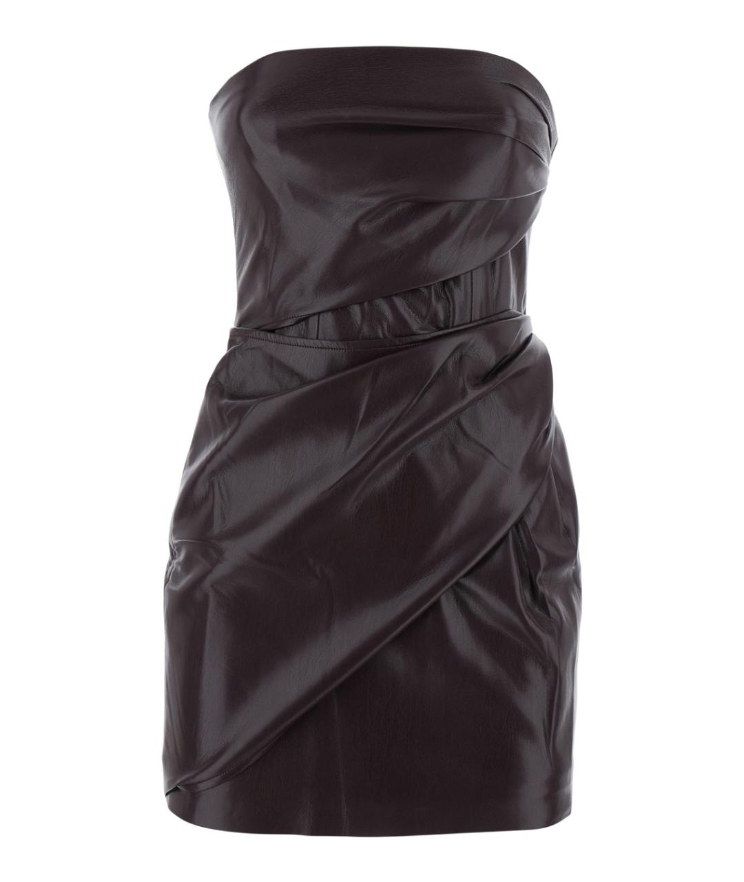 THE ANDAMANE Бордовое полиэстеровое повседневное платье, фото 1