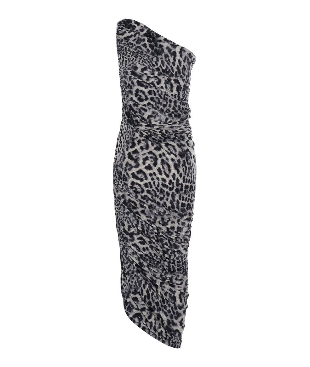 NORMA KAMALI Серое полиамидовое платье, фото 2