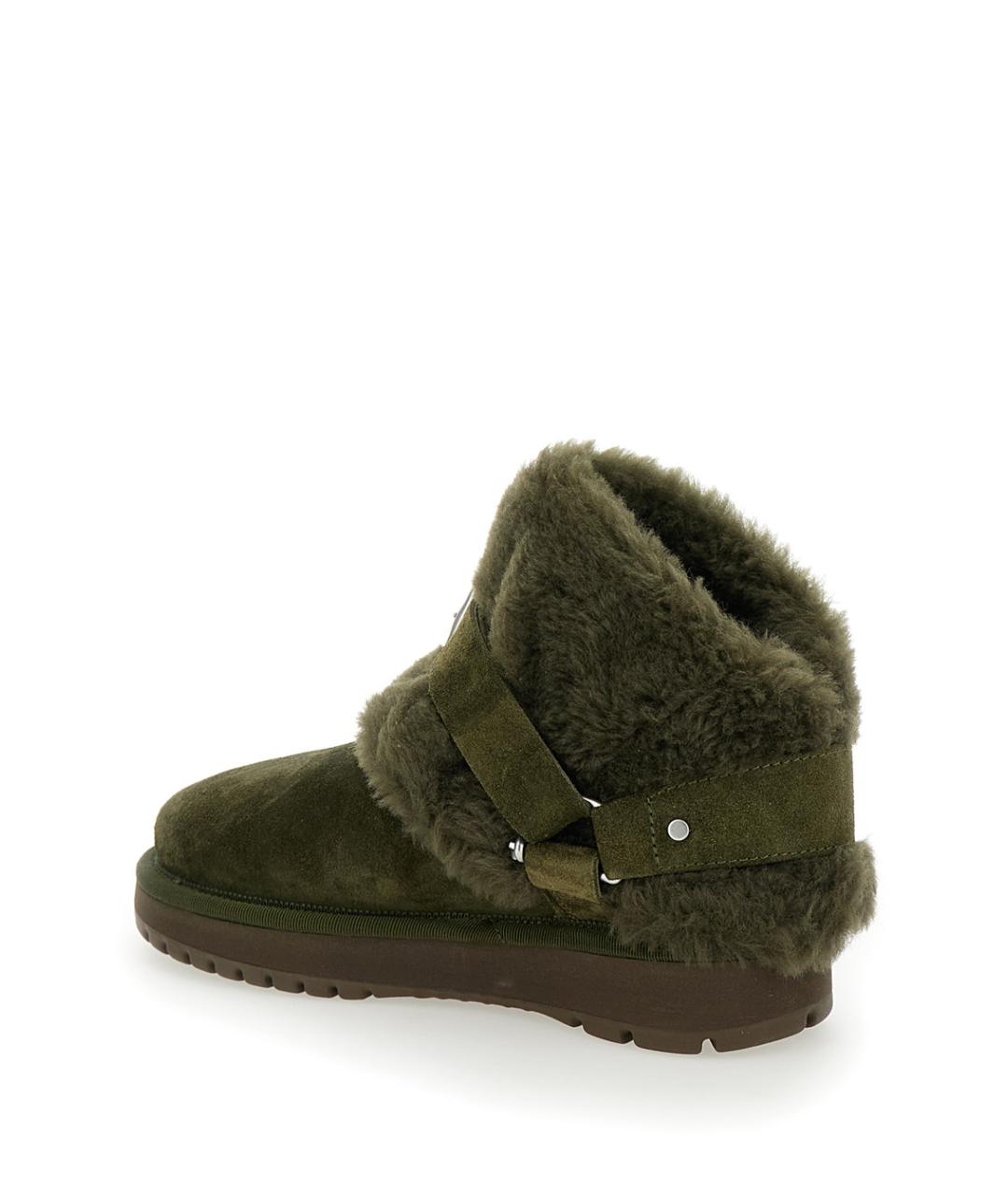 BURBERRY Зеленые ботинки, фото 3