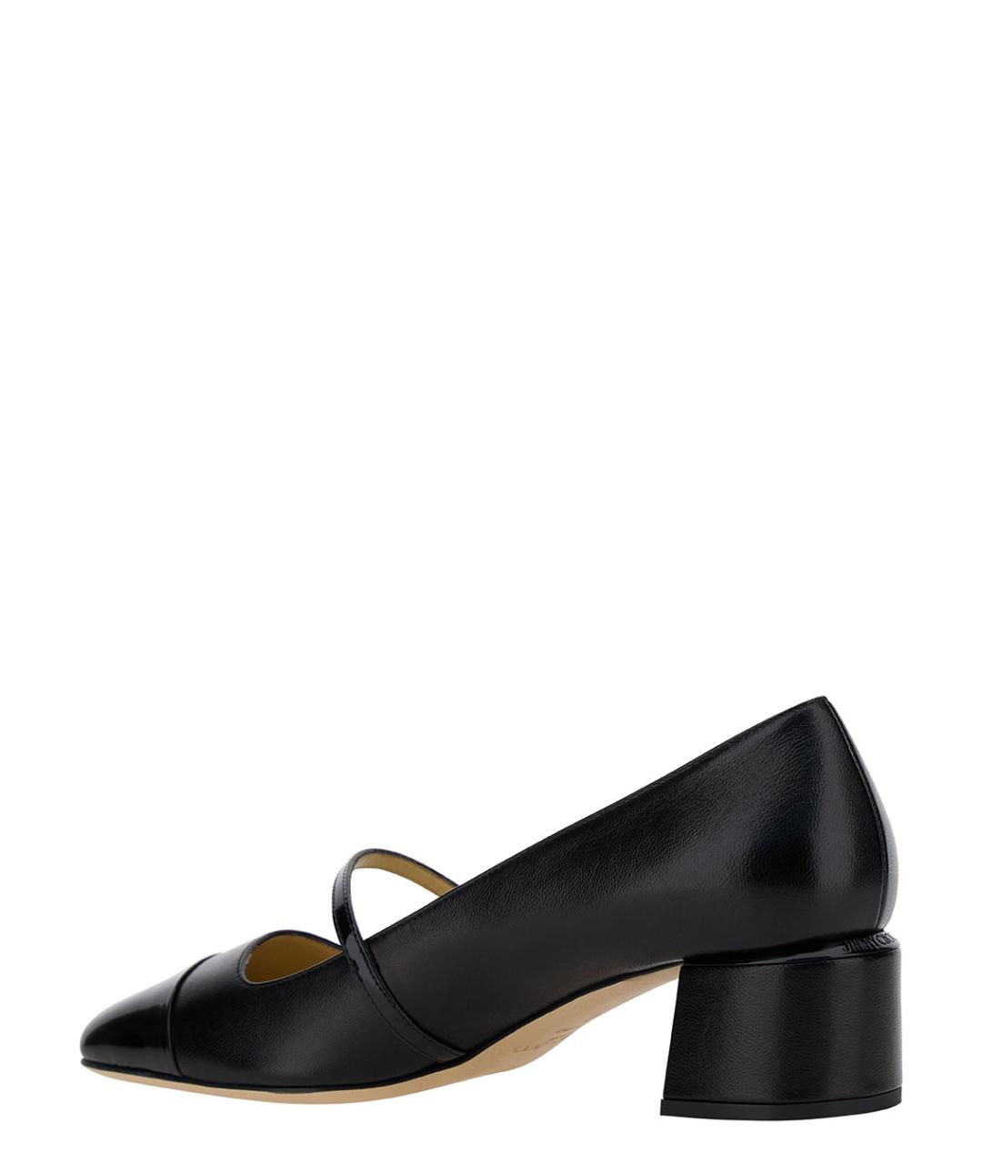 JIMMY CHOO Черные кожаные туфли, фото 3