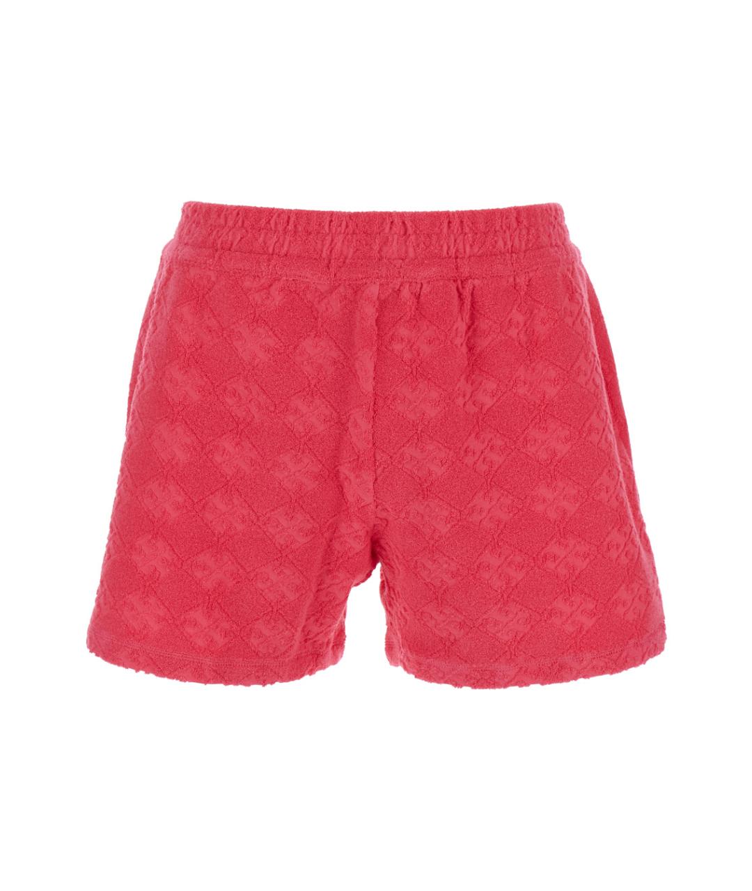 TORY BURCH Розовые хлопковые шорты, фото 1
