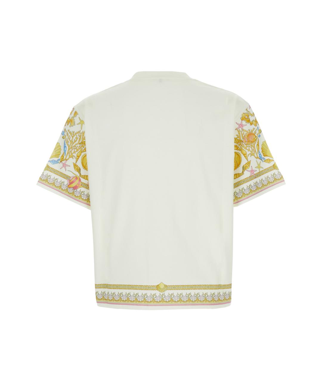 VERSACE Мульти хлопковая футболка, фото 2