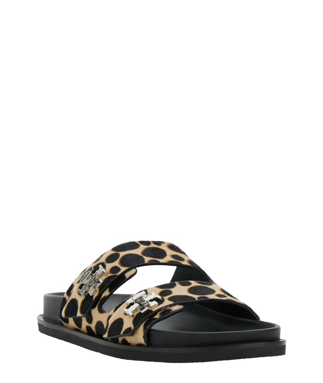 TORY BURCH Коричневые кожаные сандалии, фото 2