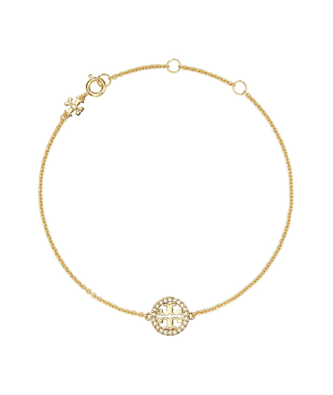 TORY BURCH Золотой металлический браслет, фото 1