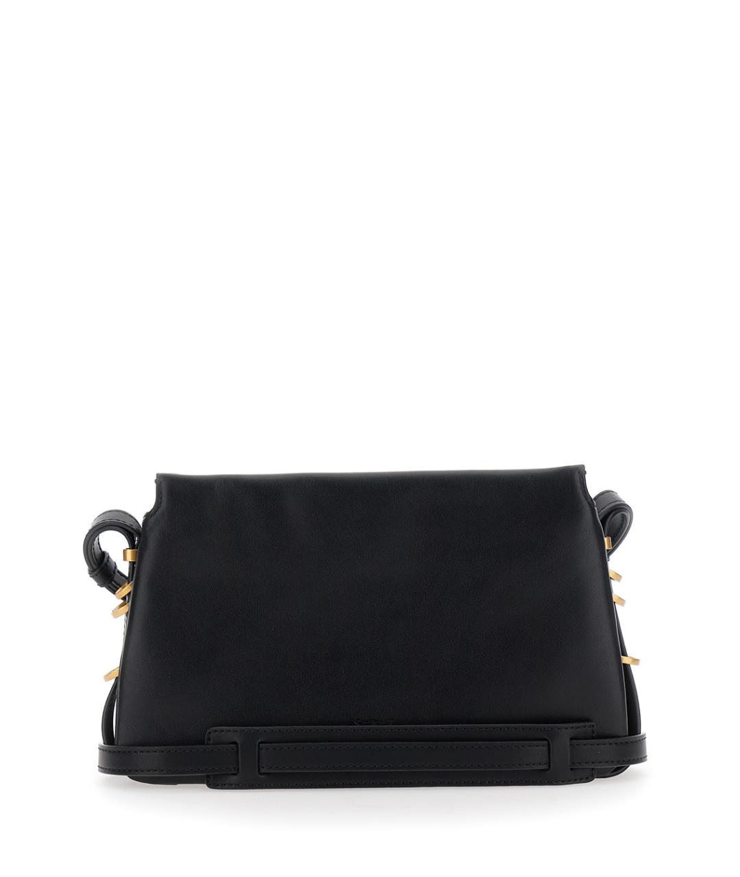 PINKO Черная кожаная сумка через плечо, фото 2
