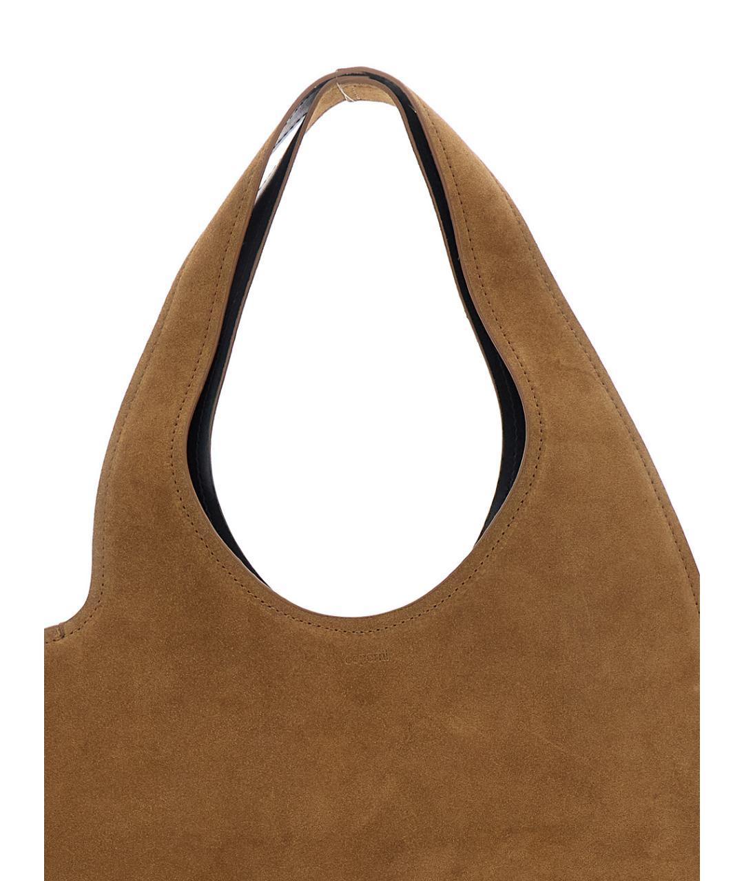 COPERNI Коричневая замшевая сумка через плечо, фото 2