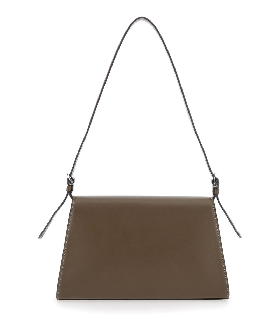 Savette Коричневая кожаная сумка через плечо, фото 2