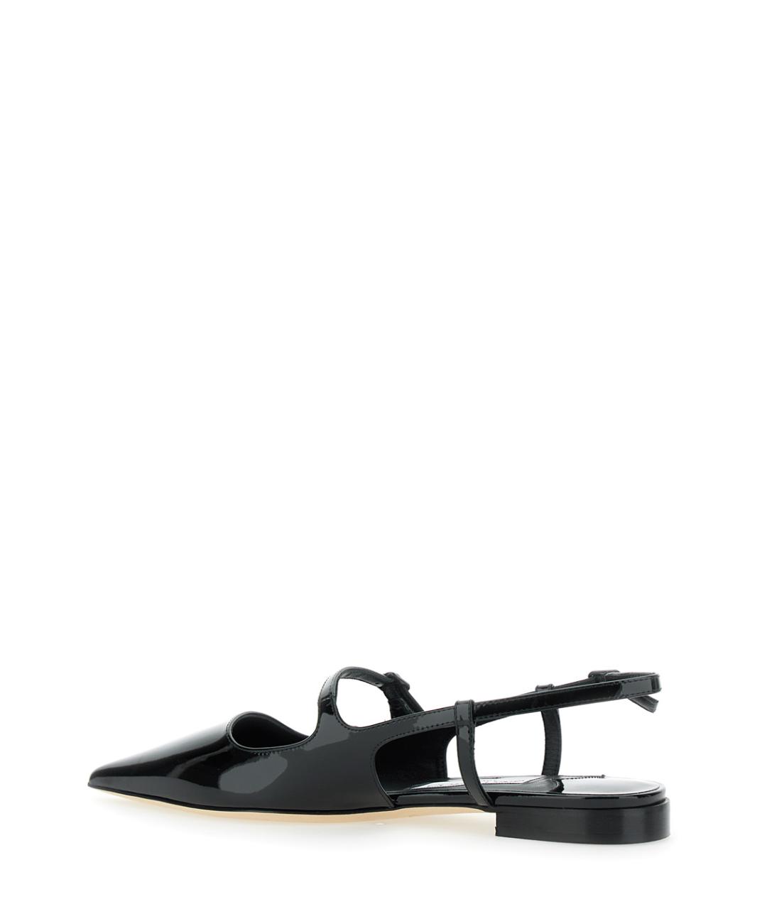 JIMMY CHOO Черные кожаные балетки, фото 3