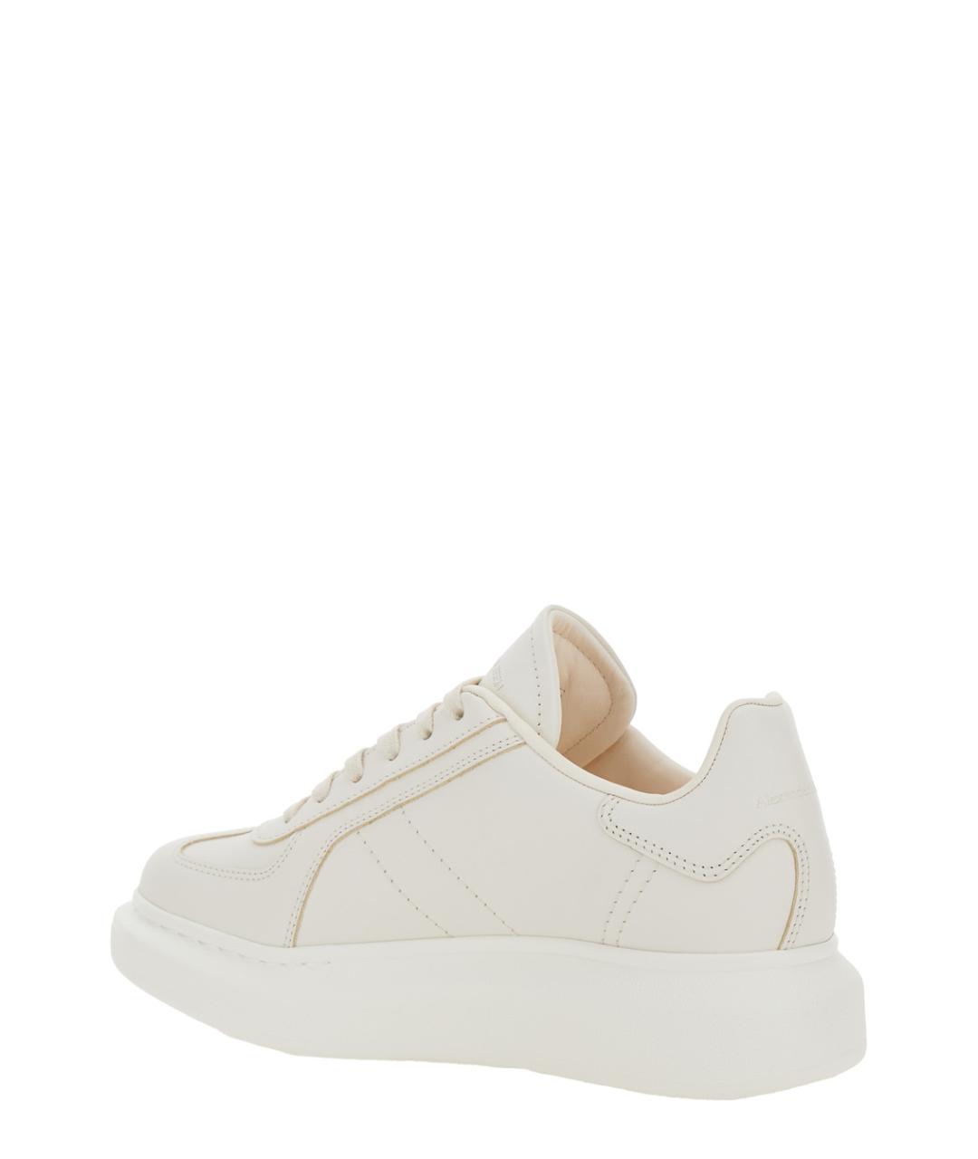 ALEXANDER MCQUEEN Белые кожаные кроссовки, фото 3