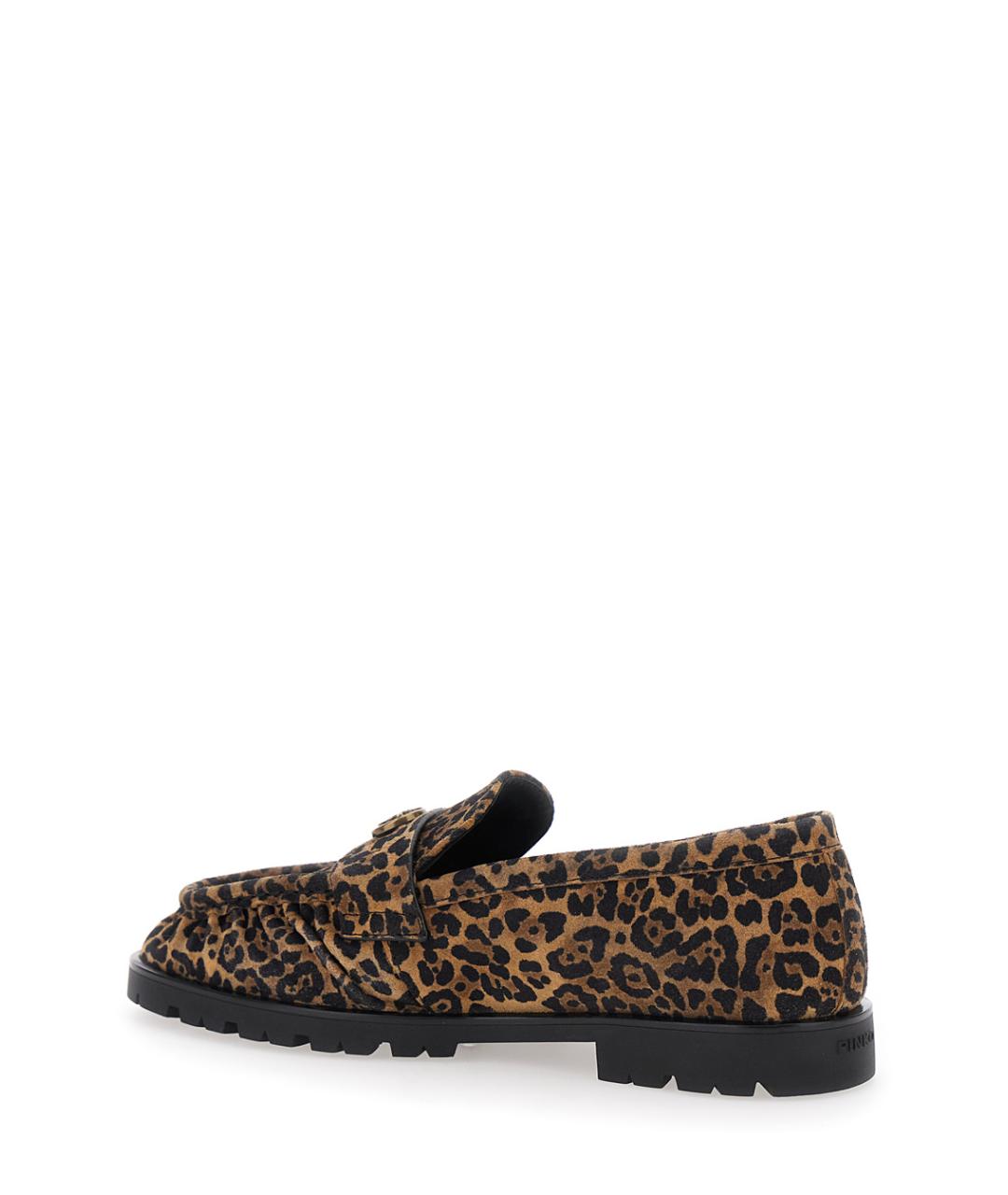 PINKO Коричневые кожаные лоферы, фото 3