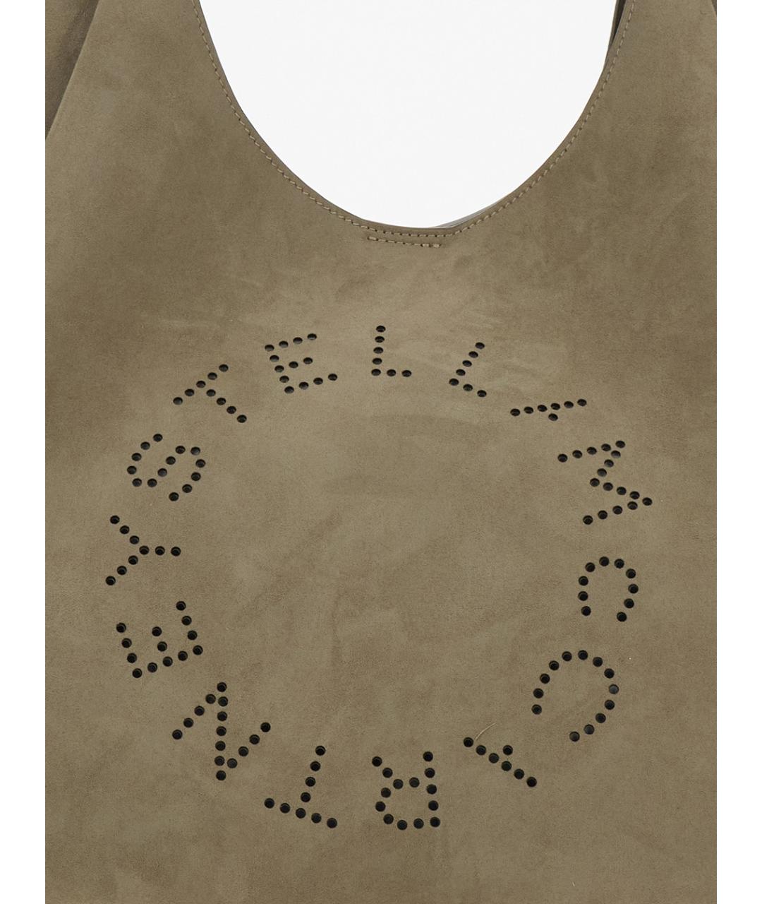 STELLA MCCARTNEY Бежевая синтетическая сумка через плечо, фото 3