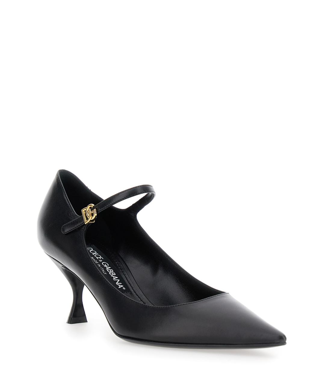 DOLCE&GABBANA Черные туфли из лакированной кожи, фото 2