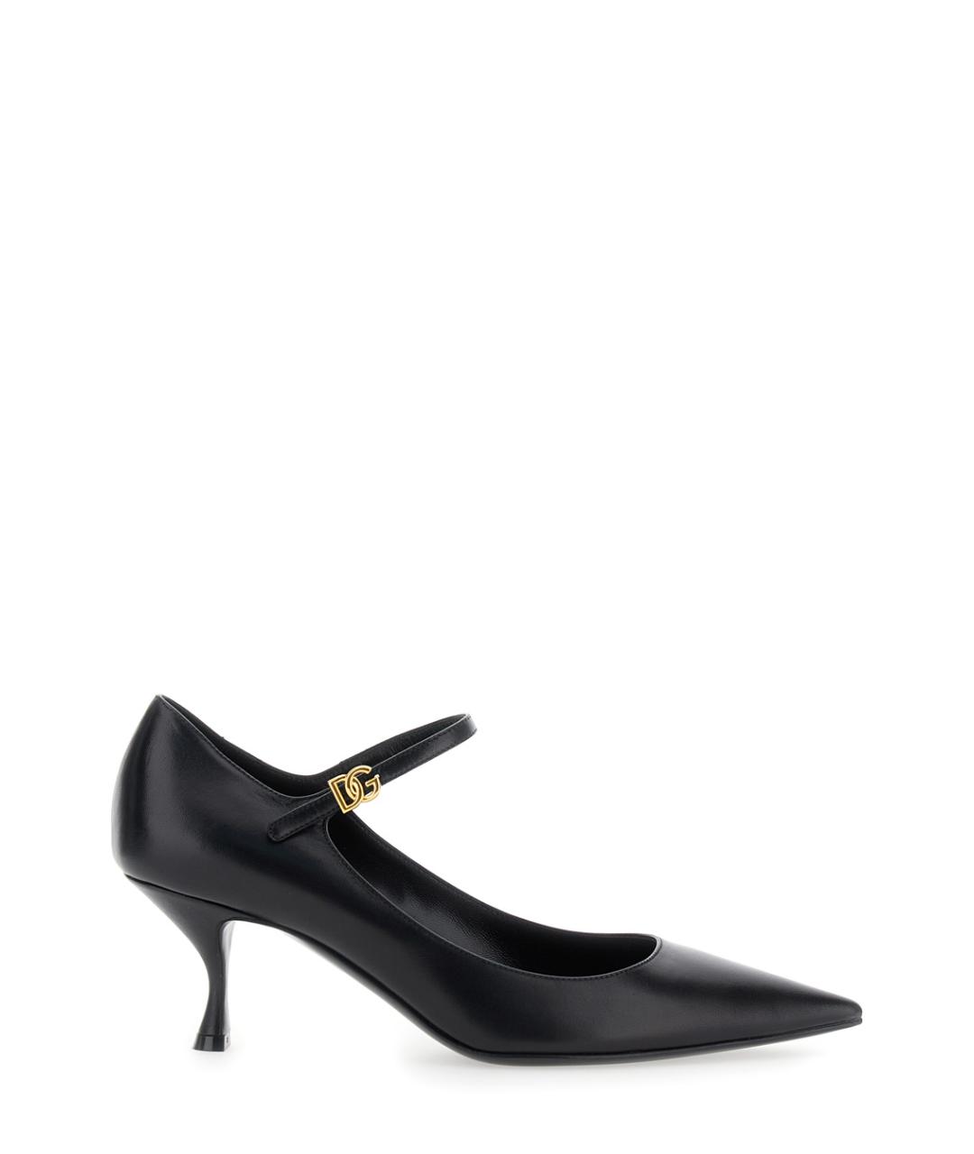 DOLCE&GABBANA Черные туфли из лакированной кожи, фото 1