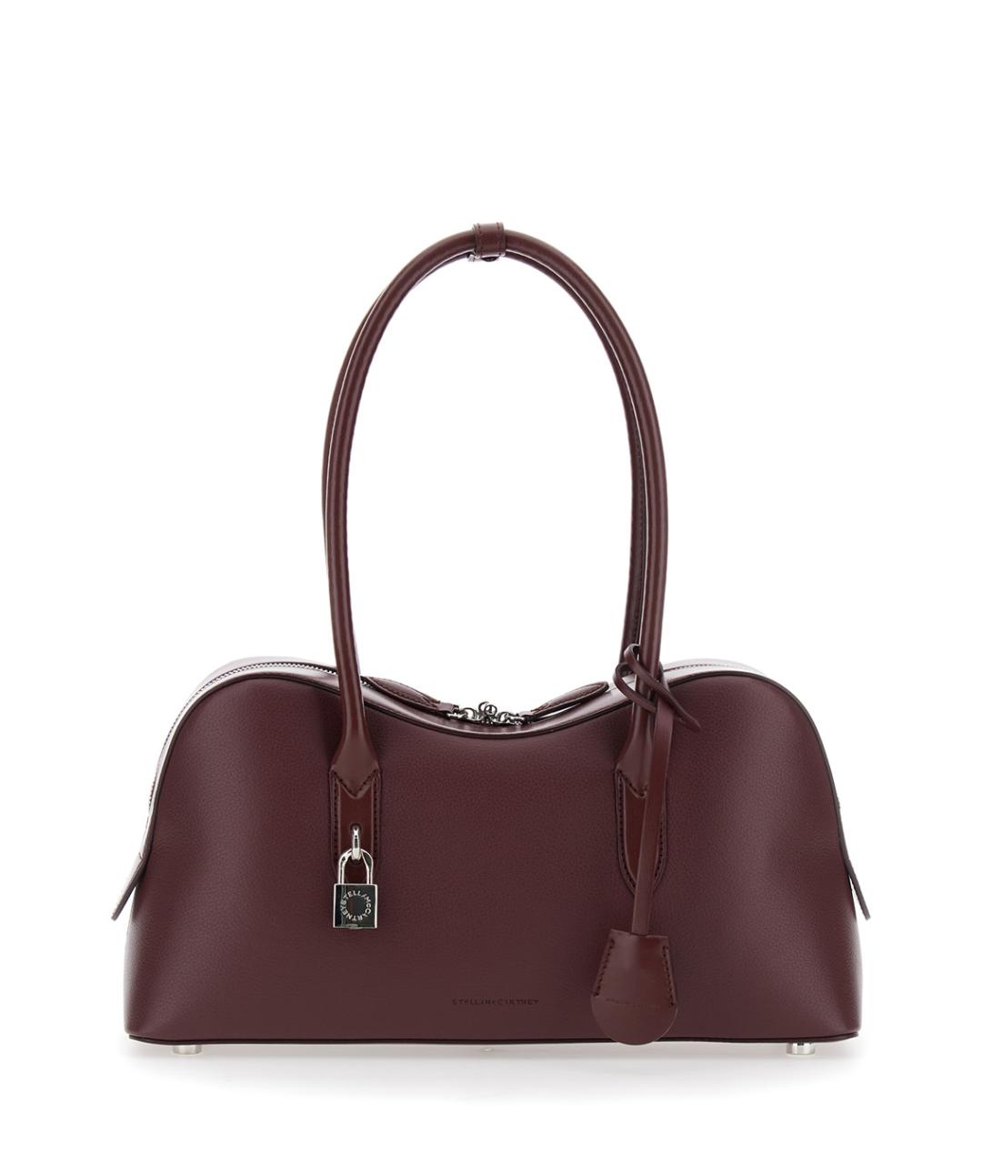 STELLA MCCARTNEY Бордовая сумка с короткими ручками из искусственной кожи, фото 1